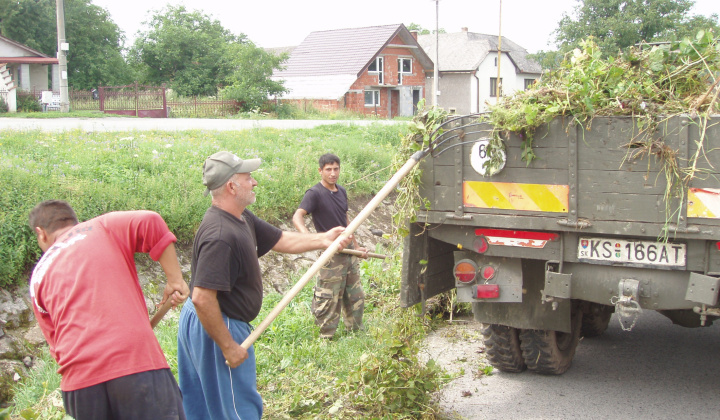 5. fotografia fotogalérie Čistenie Kostoľanského potoka a rygolov 2011