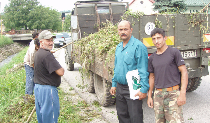 8. fotografia fotogalérie Čistenie Kostoľanského potoka a rygolov 2011