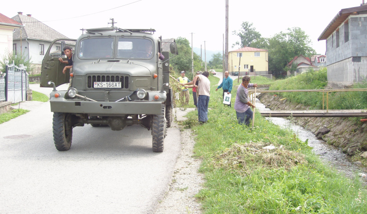 9. fotografia fotogalérie Čistenie Kostoľanského potoka a rygolov 2011