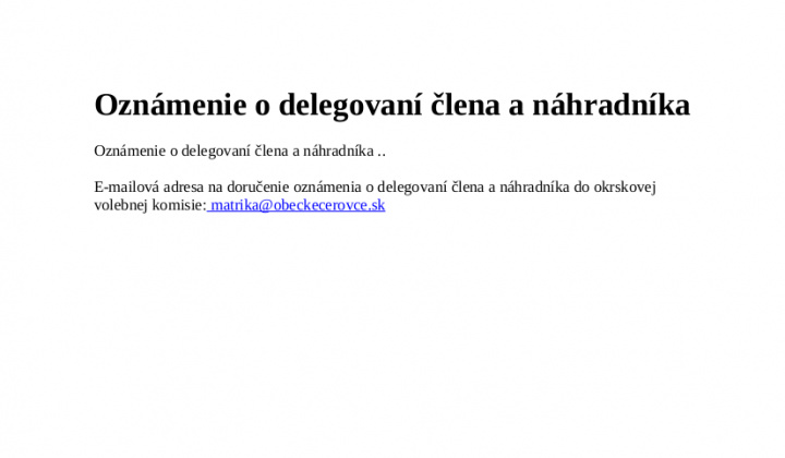 1. fotografia fotogalérie Voľby 2023 - hlasovací preukaz, delegovanie člena - foto