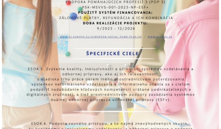 1. fotografia fotogalérie Národný projekt Podpora pomáhajúcich profesií 3 - foto