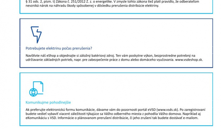 9. fotografia fotogalérie Oznam - prerušenie distribúcie elektriny 27.6.2025 - foto