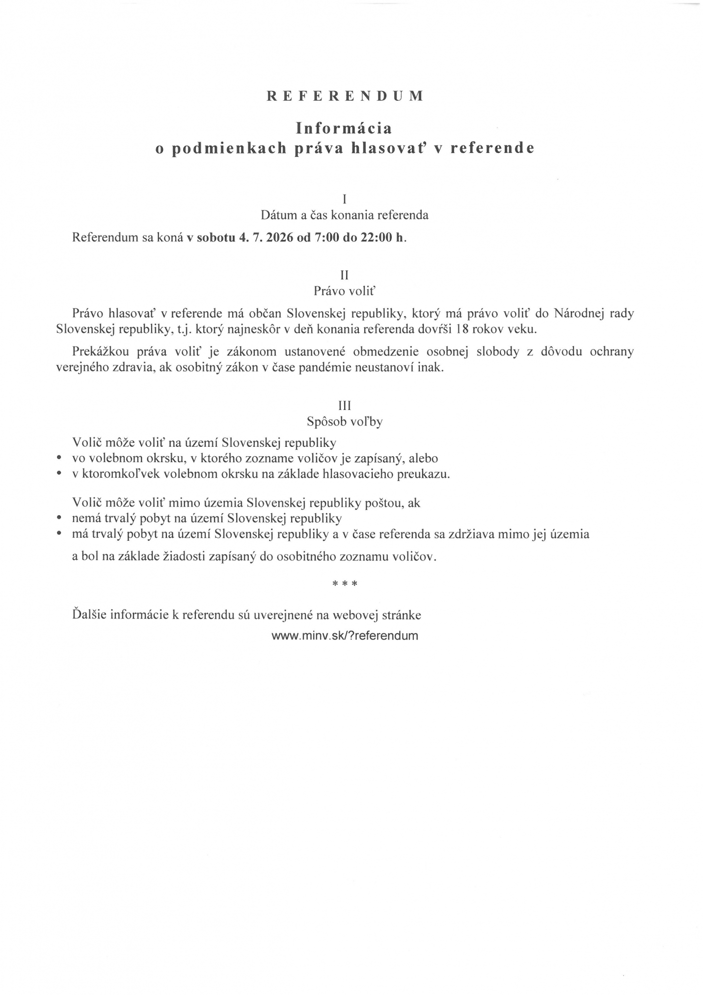 Fotka - Referendum